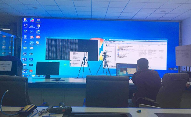 河北省公安厅P1.26视频会议，安防监控，反恐指挥中心用LED显示